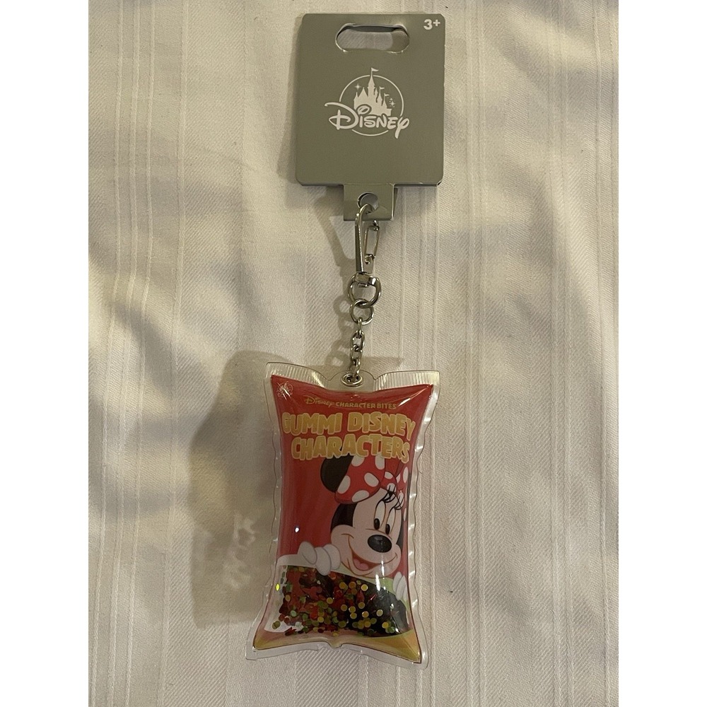 NEW Walt Disney Parks Food Miniature Keychain - Minnie Mouse Gummi Characters